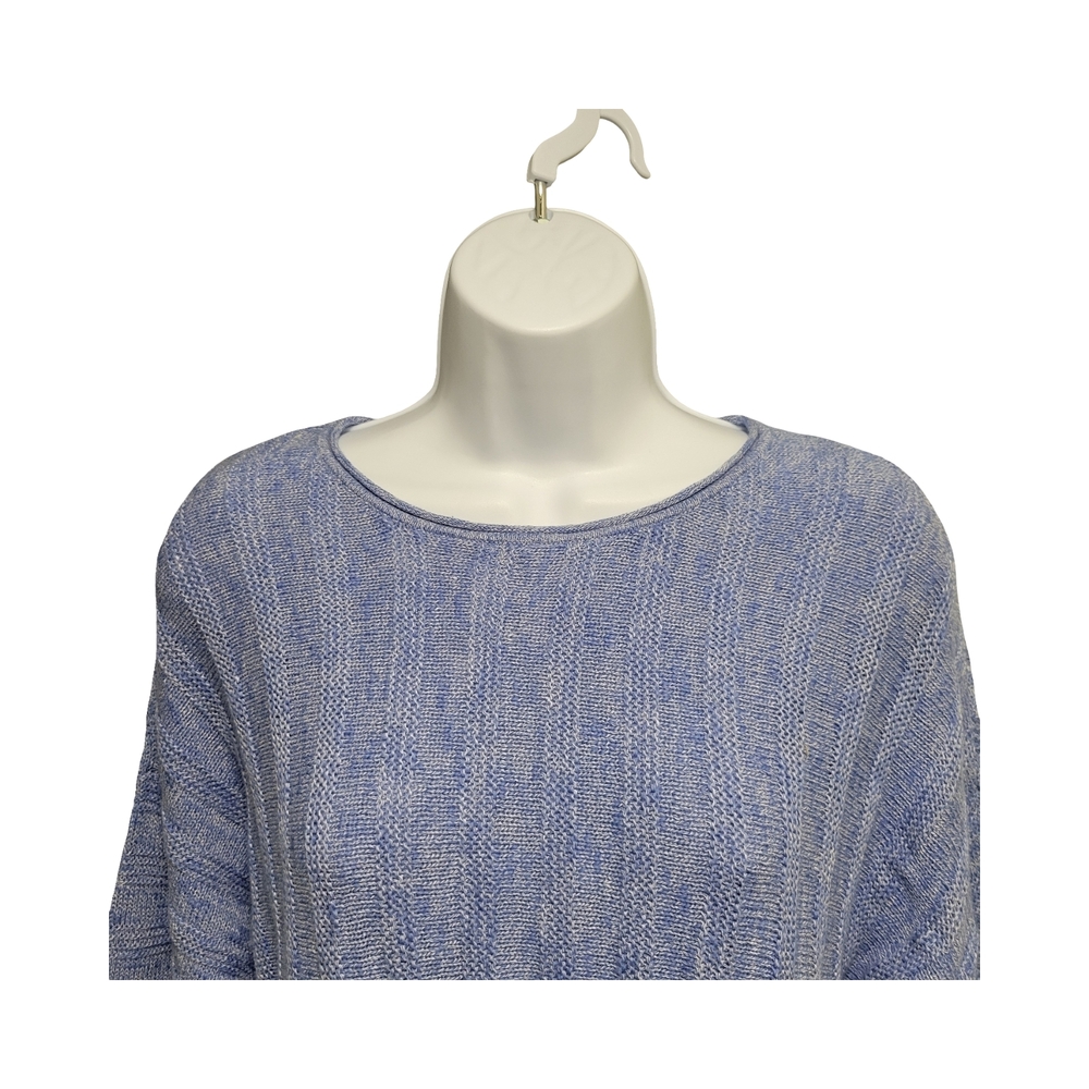 J. Jill Light Blue Women's Textured Sweater - Picture 3 of 10